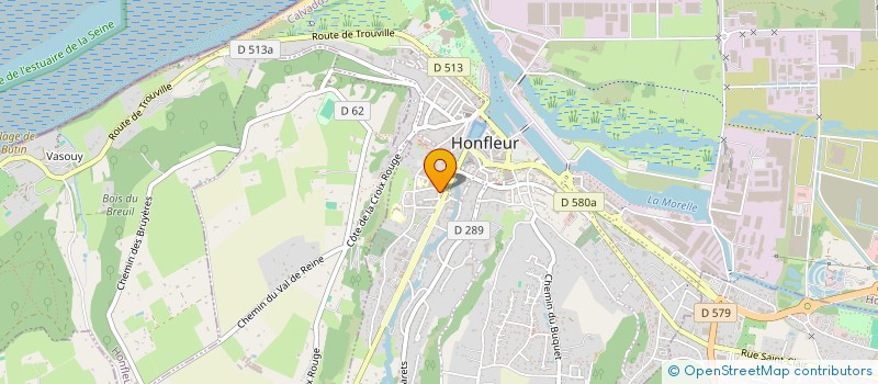 localisation de l'entreprise JEAN GUI à HONFLEUR