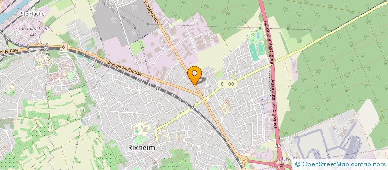 localisation de l'entreprise JEAN-GUY DE FLORENT  RIXHEIM