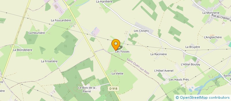 localisation de l'entreprise JEAN HEBRARD SA à SAINT-OUEN-SUR-ITON