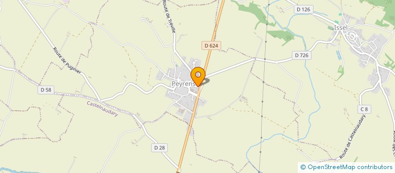 localisation de l'entreprise JEAN JACQUES CAMPIGOTTO  PEYRENS