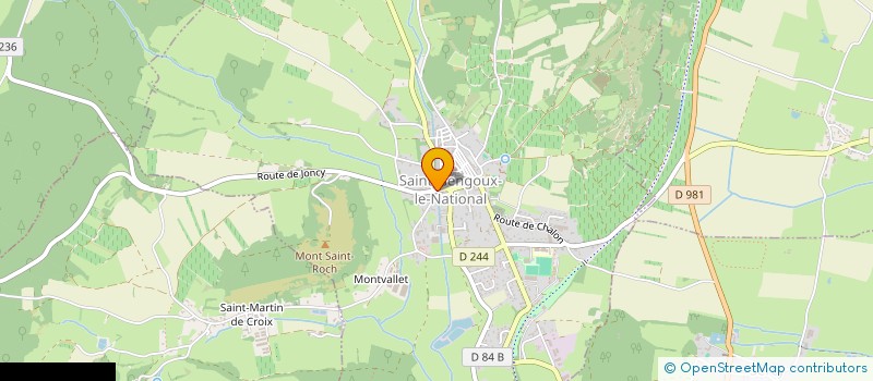 localisation de l'entreprise JEAN-JACQUES MARGIN à SAINT-GENGOUX-LE-NATIONAL