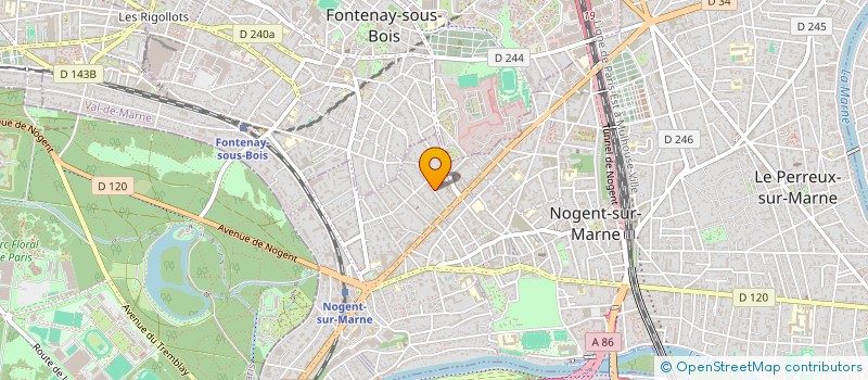 localisation de l'entreprise JEAN JACUES ROUSSEAU 259 à NOGENT-SUR-MARNE