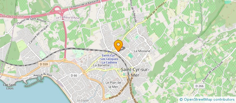 localisation de l'entreprise JEAN JAURES 50 BD à SAINT-CYR-SUR-MER