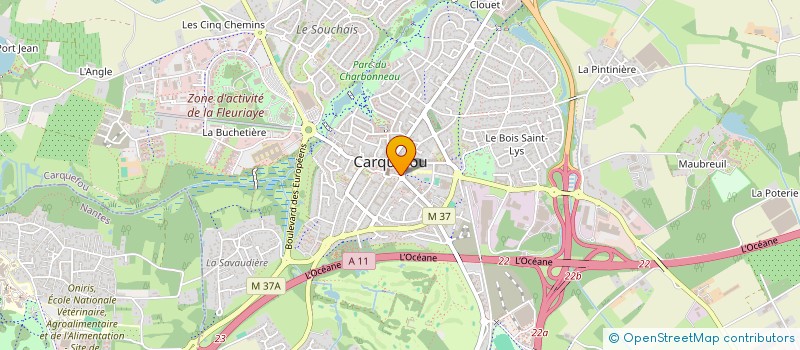 localisation de l'entreprise JEAN JAURES  CARQUEFOU