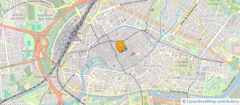 localisation de l'entreprise JEAN JAURES  STRASBOURG