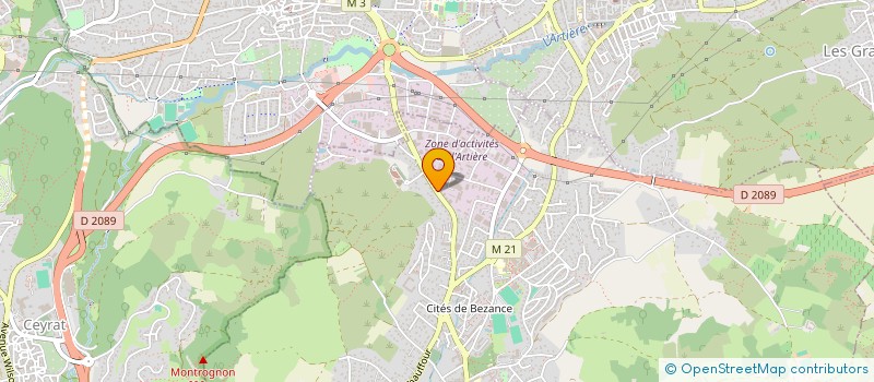 localisation de l'entreprise JEAN JAURES  ROMAGNAT