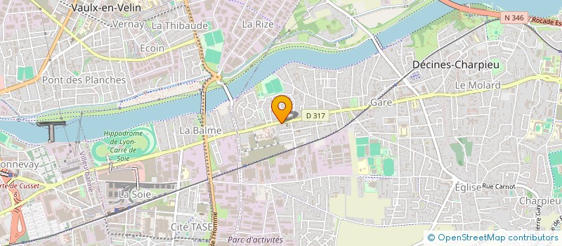 localisation de l'entreprise JEAN JAURES AUTO  DECINES-CHARPIEU