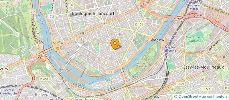 localisation de l'entreprise JEAN JAURES PRIMEURS à BOULOGNE-BILLANCOURT
