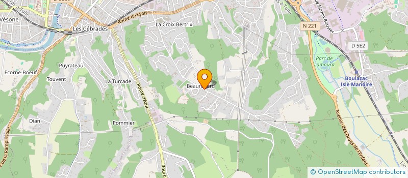 localisation de l'entreprise JEAN JAURES RESIDENCE DIAMANT NOIR 2  BOULAZAC ISLE MANOIRE