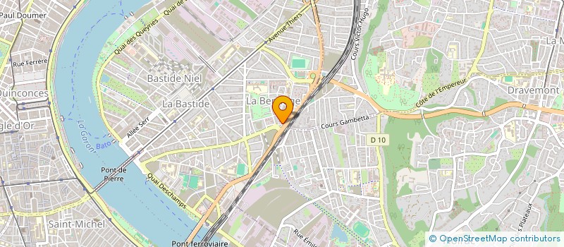 localisation de l'entreprise JEAN JAURES SOUDIAC  BORDEAUX