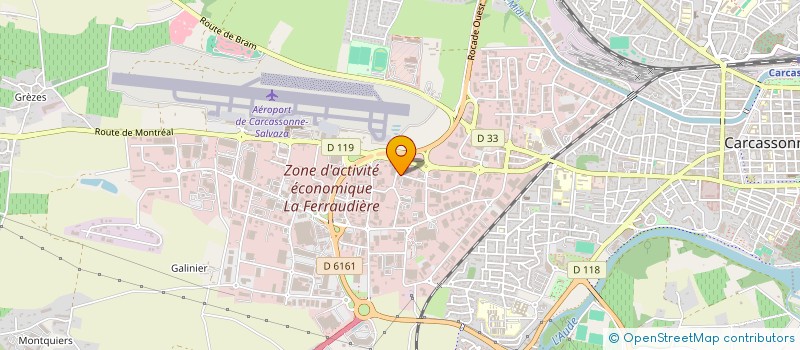 localisation de l'entreprise JEAN JEANNE à CARCASSONNE