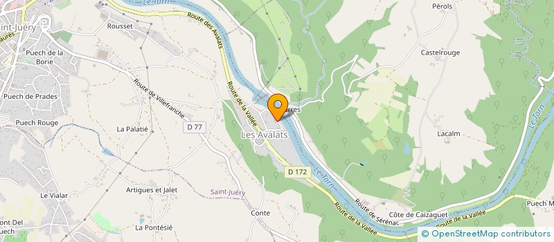 localisation de l'entreprise JEAN JOLIBERT  SAINT-JUERY