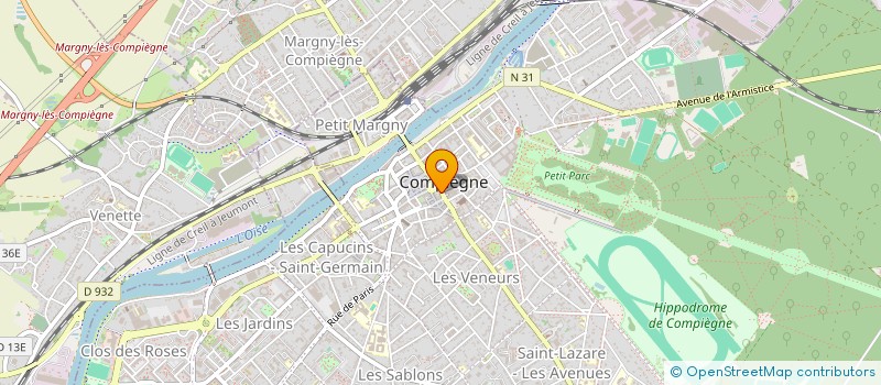 localisation de l'entreprise JEAN JULES  COMPIEGNE