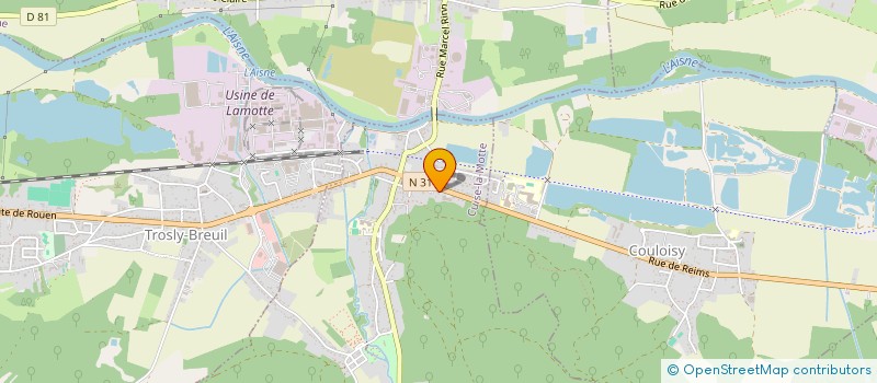 localisation de l'entreprise JEAN LANGLOIS, ARTISAN GRAVEUR  CUISE-LA-MOTTE