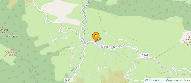 localisation de l'entreprise JEAN LASSALLE COMMUNICATION  LOURDIOS-ICHERE