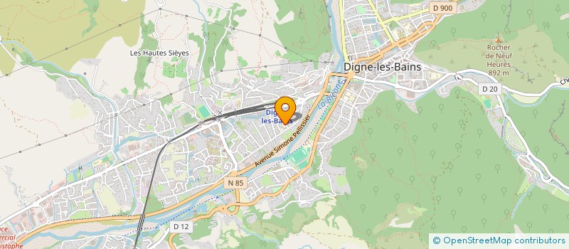 localisation de l'entreprise JEAN LECOCQ à DIGNE-LES-BAINS