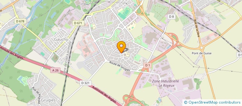 localisation de l'entreprise JEAN LECUYER à GAUCHY