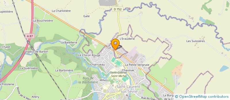 localisation de l'entreprise JEAN LEDUC à SAINT-LAURENT-SUR-SEVRE