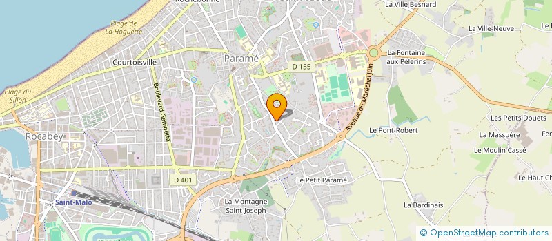 localisation de l'entreprise JEAN LEPAGE à SAINT-MALO