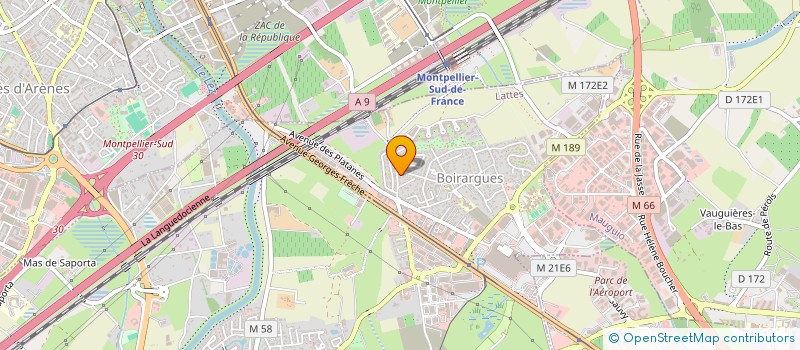 localisation de l'entreprise JEAN LEROY à LATTES