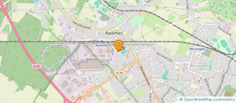 localisation de l'entreprise JEAN LEVAGE à RAISMES