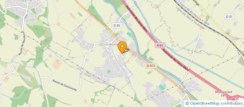 localisation de l'entreprise JEAN LIGONDES ARCHITECTE ASSOCIES  DONNEVILLE