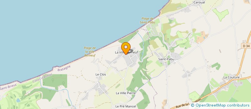 localisation de l'entreprise JEAN LOU PLOMBERIE CHAUFFAGE à PLENEUF-VAL-ANDRE