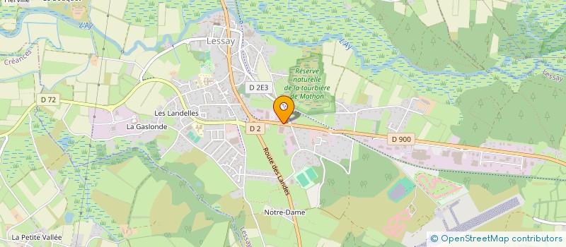 localisation de l'entreprise JEAN LOUIS LAMARE  LESSAY