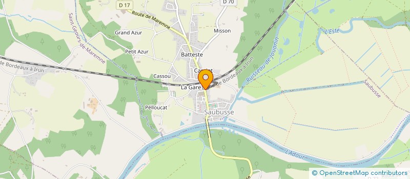 localisation de l'entreprise JEAN-LOUIS LONGE  SAUBUSSE