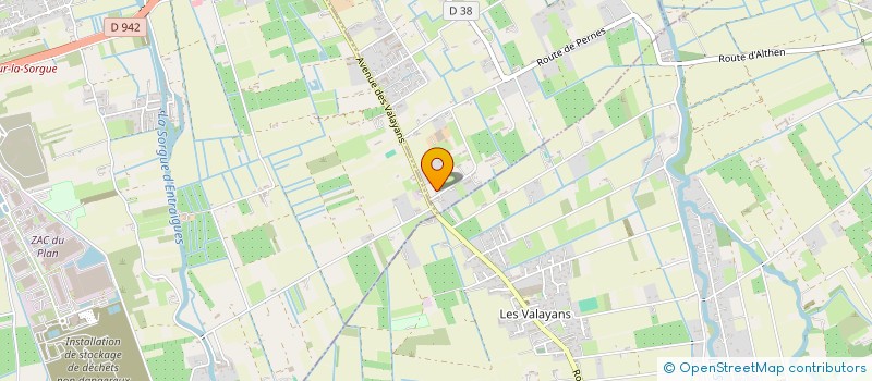 localisation de l'entreprise JEAN LOUIS PRIMEURS à ENTRAIGUES-SUR-LA-SORGUE