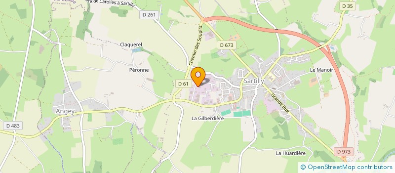 localisation de l'entreprise JEAN LOUIS RESBEUT  SARTILLY-BAIE-BOCAGE
