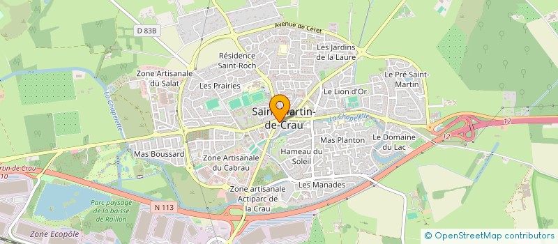 localisation de l'entreprise JEAN LOUIS SEGUIN SARL à SAINT-MARTIN-DE-CRAU