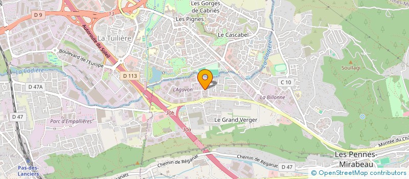 localisation de l'entreprise JEAN LOUIS TRAVAUX PUBLICS à LES PENNES-MIRABEAU