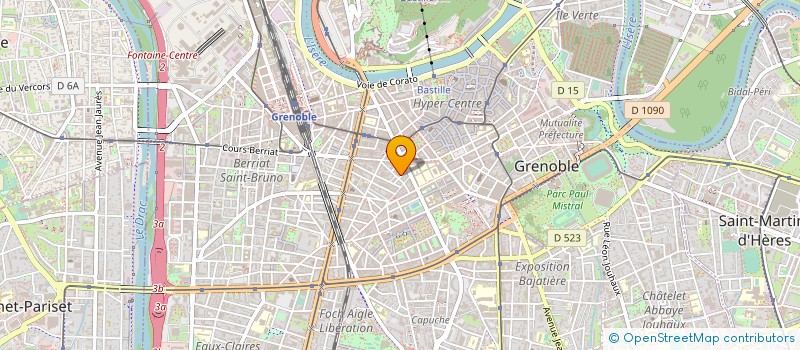 localisation de l'entreprise JEAN-LOUIS VAUJANY à GRENOBLE