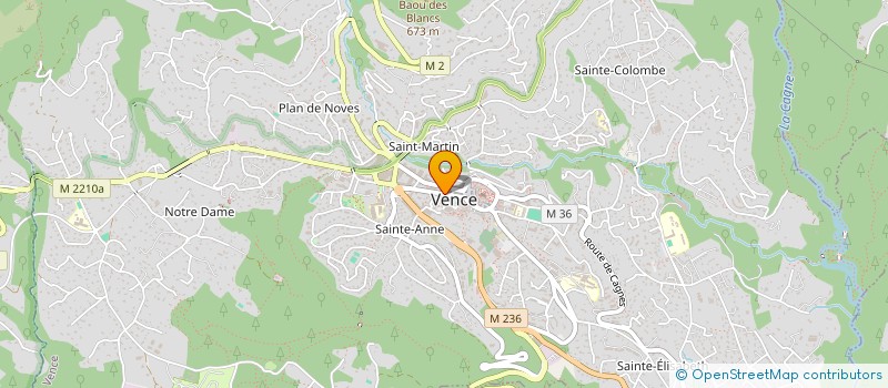 localisation de l'entreprise JEAN-LOUIS VENCE à VENCE