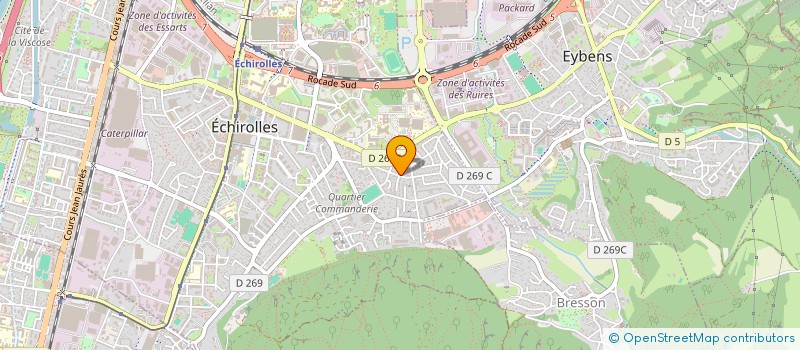 localisation de l'entreprise JEAN-LUC BERTRAND DESIGNER  ECHIROLLES