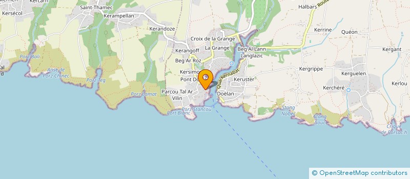 localisation de l'entreprise JEAN LUC CORNOU  CLOHARS-CARNOET