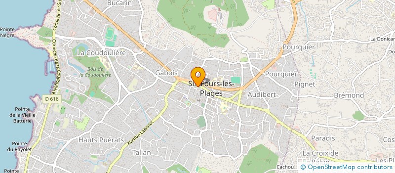 localisation de l'entreprise JEAN LUC COULBAULT DIFFUSION N 3 à SIX FOURS LES PLAGES