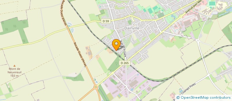 localisation de l'entreprise JEAN-LUC GALLEE  DAINVILLE