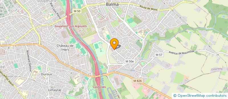 localisation de l'entreprise JEAN-LUC HITTOS ARCHITECTURE  BALMA