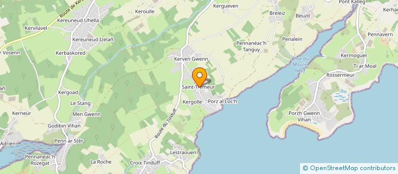 localisation de l'entreprise JEAN-LUC LE GALL - HUITRES ET COQUILLAGES à PLOUGASTEL-DAOULAS