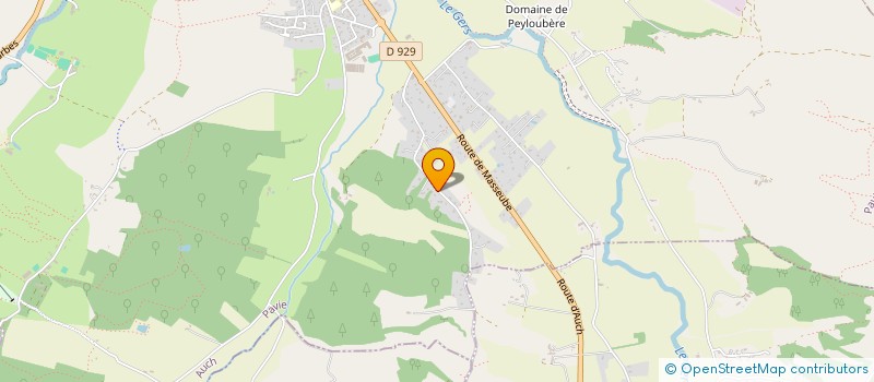 localisation de l'entreprise JEAN LUC RIGOULET  PAVIE