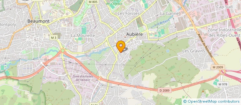 localisation de l'entreprise JEAN-LUC ROUGINAT ET CLAUDE AUJAMES à AUBIERE