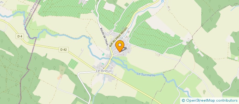 localisation de l'entreprise JEAN-LUC VINCENT à LE BREUIL