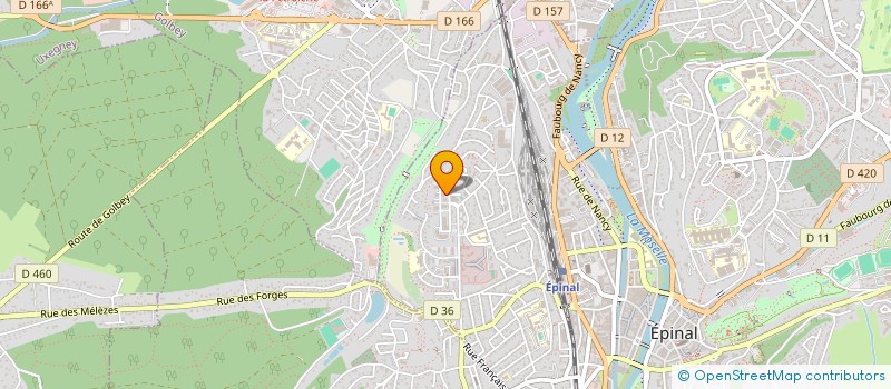 localisation de l'entreprise JEAN MACE à EPINAL