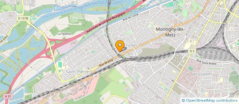 localisation de l'entreprise JEAN MAHLER ET EMMANUELLE THIRIET, NOTAIRES ASSOCIES  MONTIGNY-LES-METZ