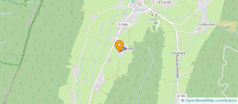 localisation de l'entreprise JEAN MARBAIX  AUTRANS-MEAUDRE EN VERCORS