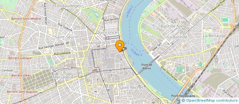 localisation de l'entreprise JEAN-MARC BAHANS ET EDOUARD FOURNIER GREFFIERS ASSOCIES MEMBRES D'UNE SOCIETE TITULAIRE D'UN OFFICE DE GREFFIER DU TRIBU  BORDEAUX