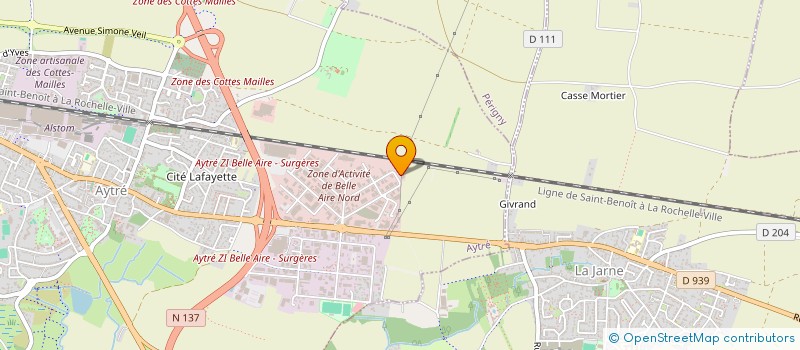 localisation de l'entreprise JEAN MARC BAYONNE INVESTISSEMENTS  AYTRE