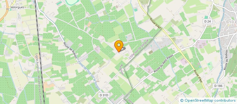 localisation de l'entreprise JEAN MARC BRES  L'ISLE-SUR-LA-SORGUE